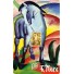 BLUE HORSE I Franz Marc 1/1000 Oz Moneda Oro 3000 Francs Chad
