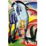 BLUE HORSE I Franz Marc 1/1000 Oz Moneta Oro 3000 Francs Chad