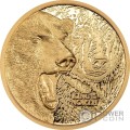 KING OF THE NORTH Polar Bear 1/4 Oz Moneda Oro 25$ Cook Islands 2024