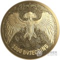 SILICON HEAVEN 1 Oz Moneda Oro 1000 Bytecoins Silicon Heaven 2024