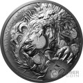 LION Czech Mint 30 Годовщина 5 Oz Серебро Монета 10$ Ниуэ 2024