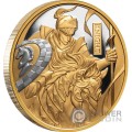 CHESS KNIGHT 1 Oz Moneda Oro 100$ Niue 2024