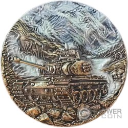 TANK KING OF WAR 2 Oz Серебро Монета 2 Гвардейцев Правдивая Стража 2024