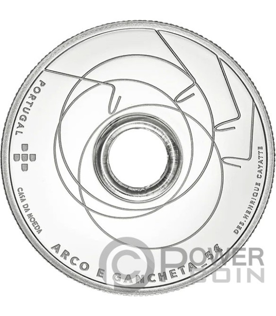 HOOP AND STICK Children Games Monnaie Argent  5€ Euro Portugal 2022