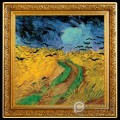 WHEATFIELD WITH CROWS 170 Geburtstag Vincent van Gogh 1 Oz Silber Münze 1$ Niue 2023