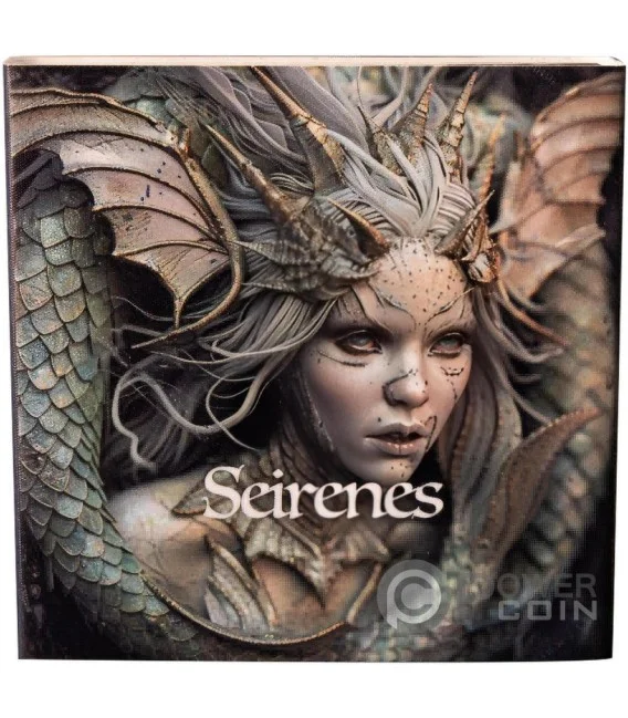 SIRENS Greek Mythology 2 Oz Silver Coin 2000 Francs Cameroon 2025
