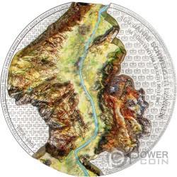 RHINE VALLEY 100 Years Swiss Franc 1 Kg Kilo Серебрo Монета 100 Франков Лихтенштейн 2024