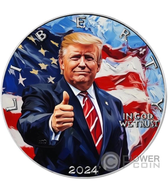 2024 Donald Trump Silver Coin Holly Laureen