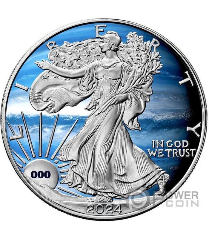 NEPTUNE LIBERTY Planets of the Solar System Walking Liberty