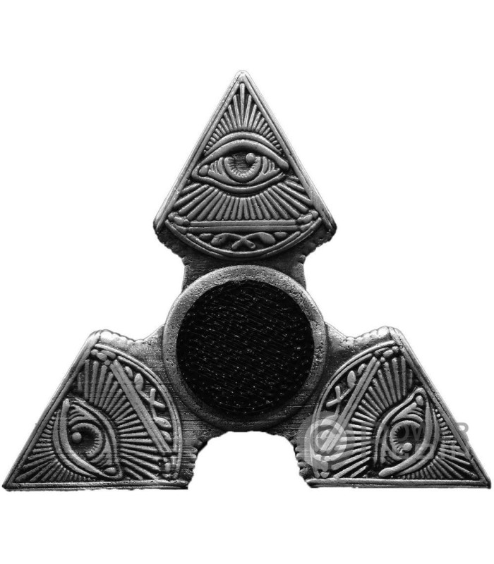 FIDGET SPINNER Spinning 3 Oz Silver Statue