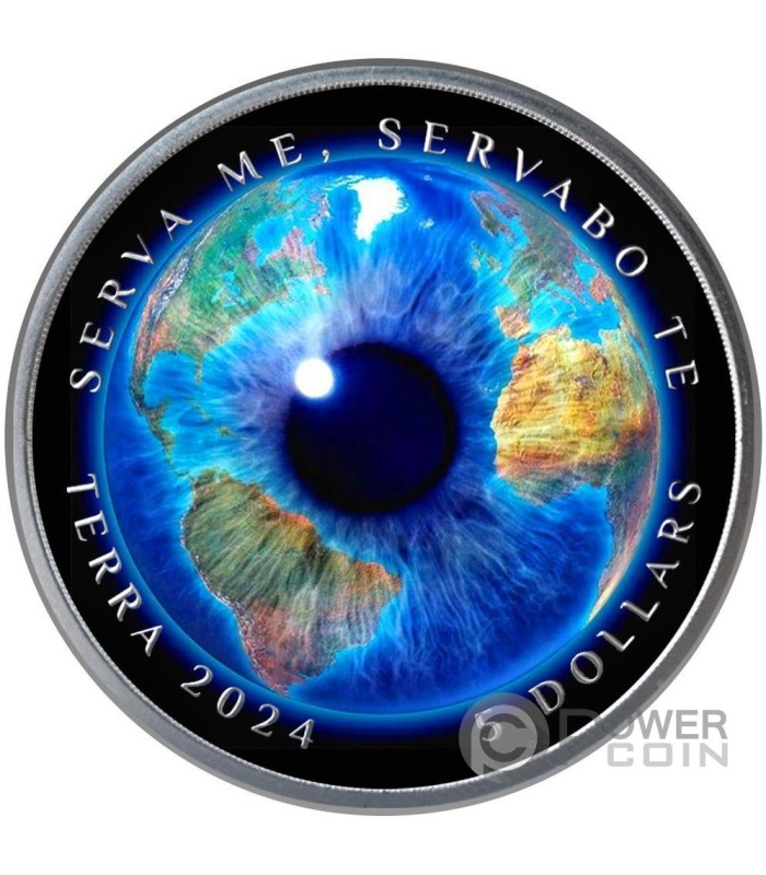 高感度ショップで2023年売れたブランド COSMIC VISION Terra 1 Oz Silver Coin 5$ Tokelau 2024 置物