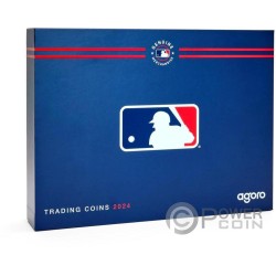 MLB MYSTERY BOX Trading Coins Sealed Box 2 Монеты Niue 2024