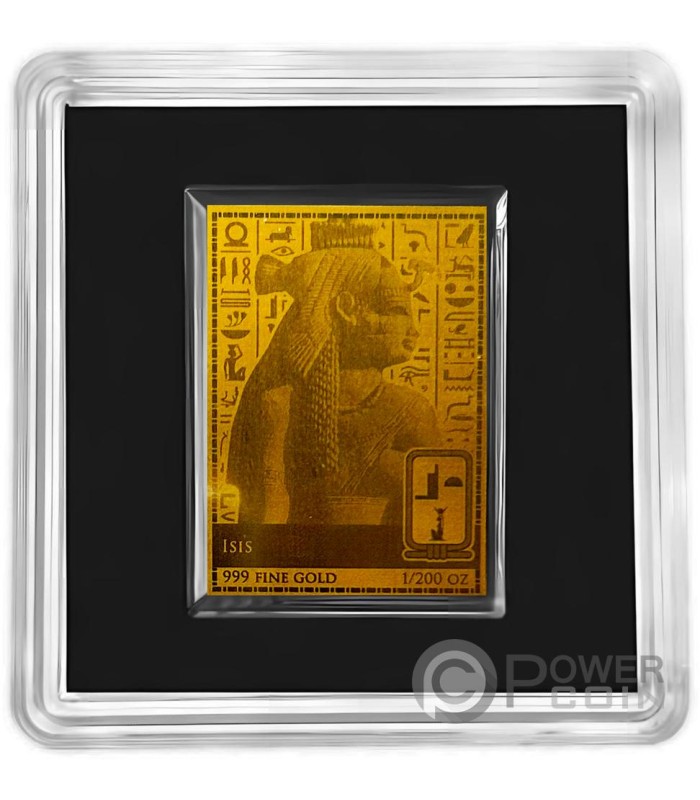 ISIS Egypt Pharaohs 1/200 Oz Gold Coin 5000 Francs Chad 2024