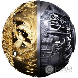 いいネット通販 - 全国送料無料でお届けします Oz 2 Spherical Filigree PHOENIX AND DRAGON Silver 5 Coin アクセサリー