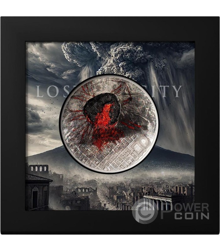 POMPEII Lost City 3 Oz Silver Coin 20$ Cook Islands 2025