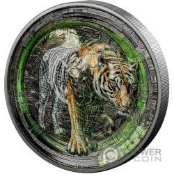 TIGER Other Life 3 Oz Moneda Plata 20$ Cook Islands 2025