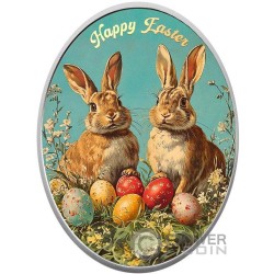 EASTER EGG Silber Münze 1$ Niue 2025