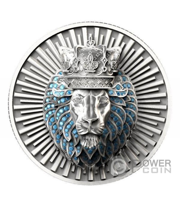 KING OF THE JUNGLE 2 Oz Silver Coin 10000 Francs Chad 2025