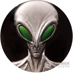 ALIEN We Are Here 2 Oz Серебро Монета 2000 Франков Камерун 2025