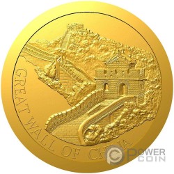 GREAT WALL OF CHINA New Seven Wonders of the World 1 Oz Gold