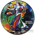 CUBISM Picasso Walking Liberty in Art 1 Oz Moneta Argento 1$ USA 2025