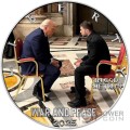 WAR AND PEACE Trump Zelensky Vatican 1 Oz Moneta Argento 1$ USA 2025