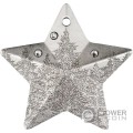 WINTER FOREST Holiday Ornament 1 Oz Moneta Argento 5$ Cook Islands 2025