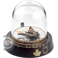 MONARCH BUTTERFLY Murano 1/2 Kg Kilo Серебро Монета 125$ Канада 2025