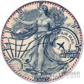 LIBERTY AIR MAIL 1 Oz Серебро Монета 1$ США 2025
