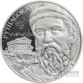 PYTHAGORAS Science Explained 1 Oz Серебро Монета 2$ Ниуэ 2025