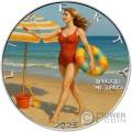 SHORES OF LIBERTY 1 Oz Silver Coin 1$ USA 2025