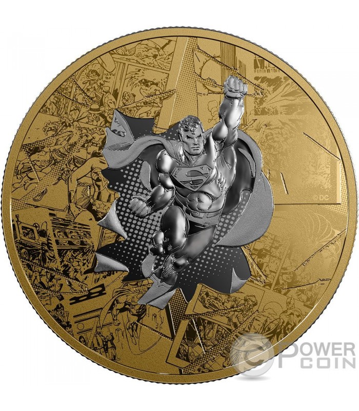 SUPERMAN BRAVE AND THE BOLD DC Comics Originals 3 Oz Monnaie