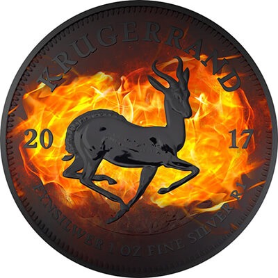 Burning Krugerrand