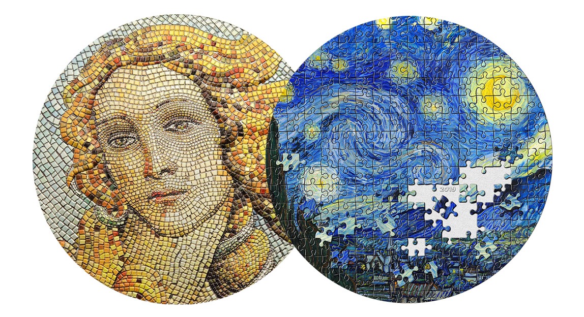 Birth of Venus e Starry Night - Power Coin, numismática moderna