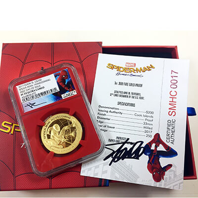 Spiderman signed by Stan Lee