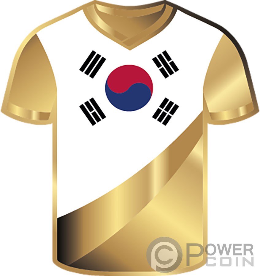 SOUTH KOREA JERSEY Sport Icons 1/1000 Oz Gold Coin 3000 Francs Cha