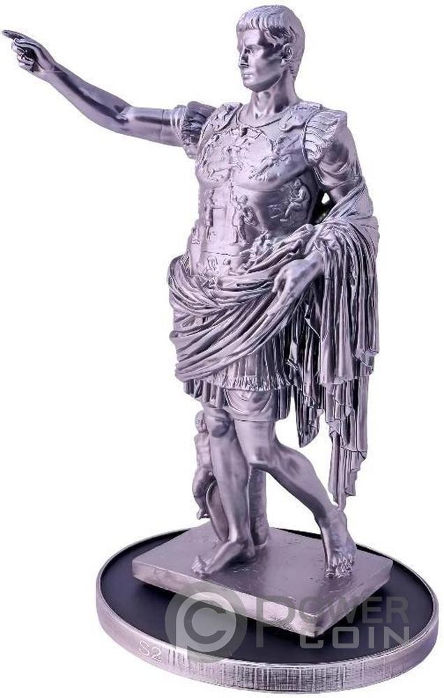 AUGUSTUS OF PRIMA PORTA 2 Oz Silver Coin 2 Guards Truth Guard 2026