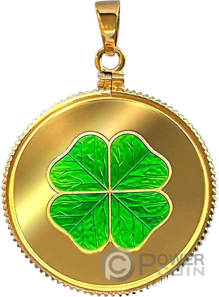 CLOVER Pendant Moneta Argento 1$ Niue 2026