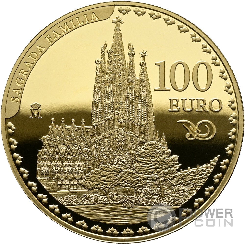 100 Euro Centenario Gaudi 2026 24k金貨 SAGRADA FAMILIA Antoni Gaudi Gold Coin 100€ Euro Spain 2026 | eBay