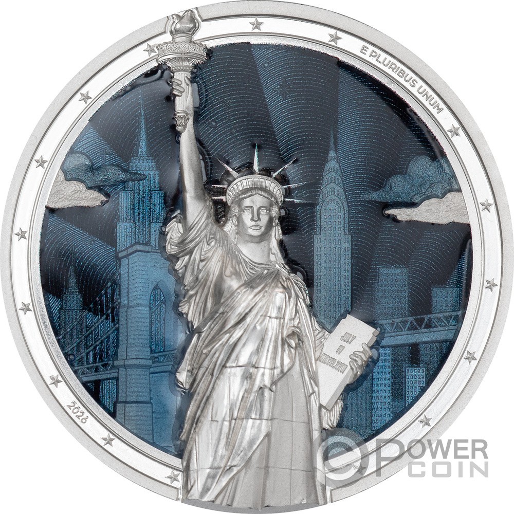 STATUE OF LIBERTY Timeless Icons 2 Oz Silber Münze 10$ Cook Islands 2026