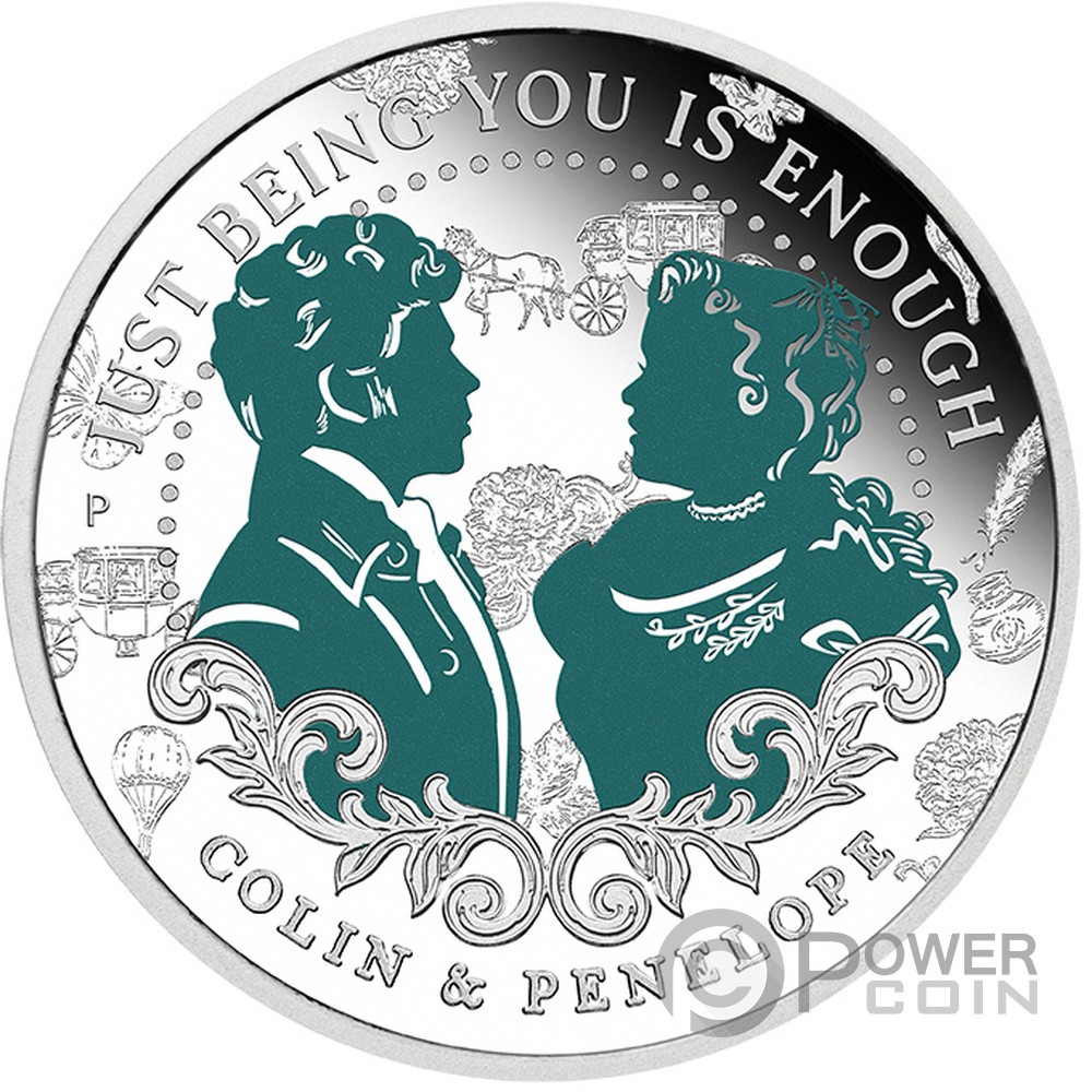 COLIN AND PENELOPE Bridgerton 1/2 Oz Monnaie Argent 50 Cents Australia 2026