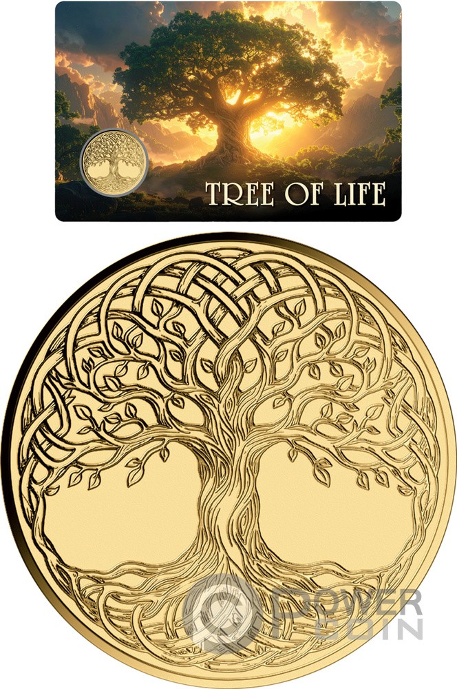 TREE OF LIFE 1/1000 Oz Medaille Or