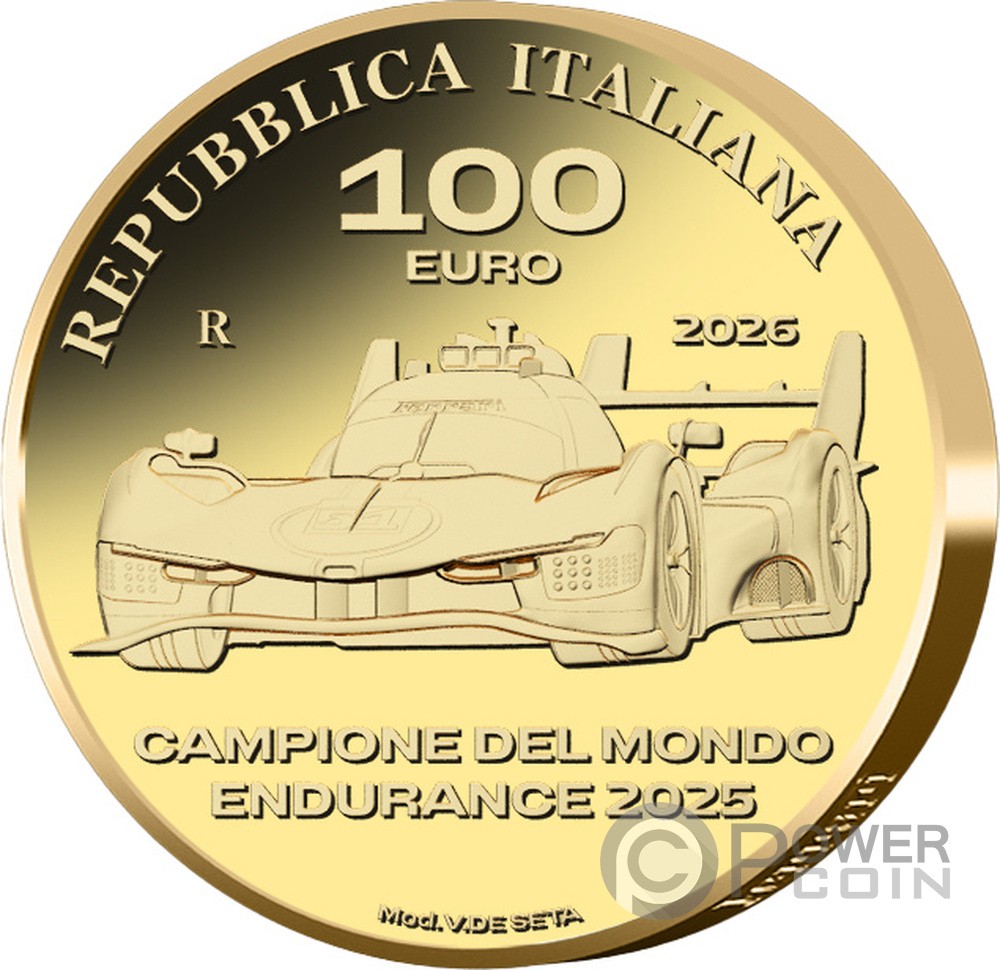SPIRIT OF FERRARI 1 Oz Monnaie Or 100€ Euro Italy 2026
