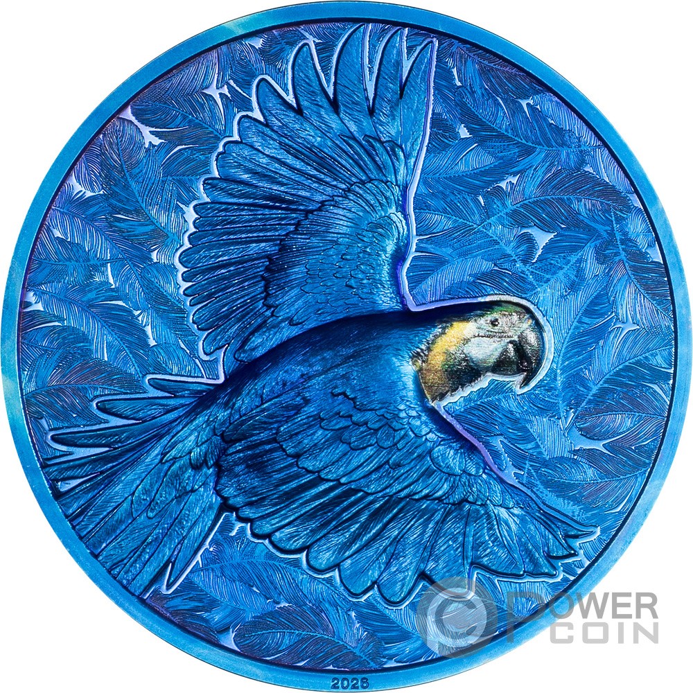 PARROT Spectrum 1 Oz Silver Coin 5$ Cook Islands 2026