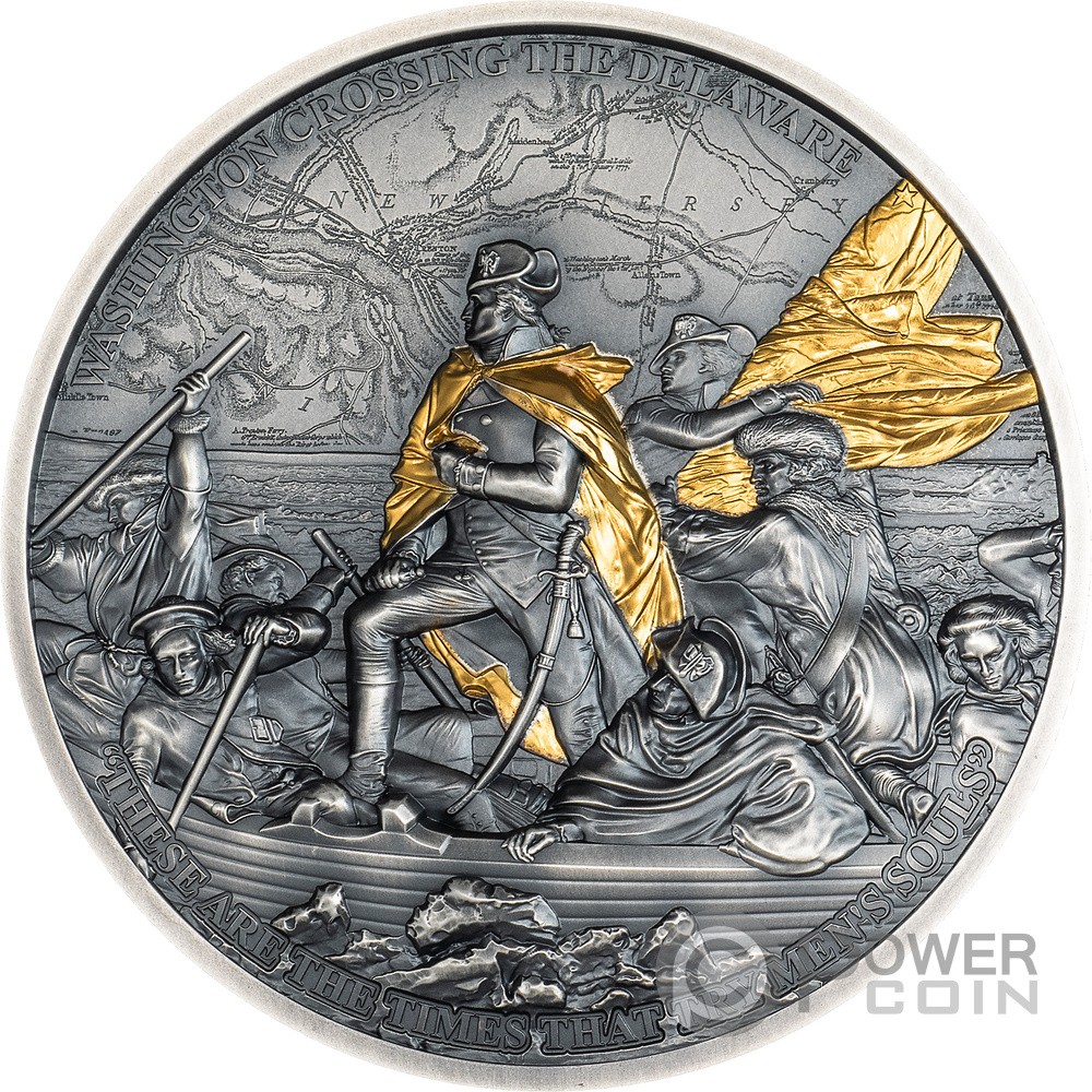 DELAWARE Forging of Independence 2 Oz Silber Münze 10$ Cook Islands 2026